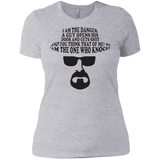 T-Shirts Heather Grey / X-Small The One Who Knocks Women's Premium T-Shirt