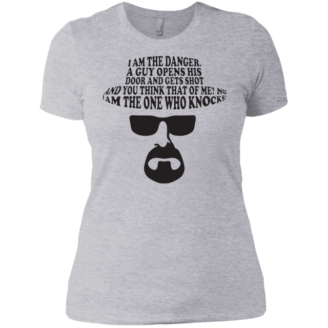 T-Shirts Heather Grey / X-Small The One Who Knocks Women's Premium T-Shirt