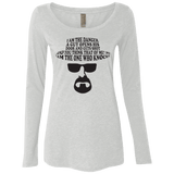 T-Shirts Heather White / Small The One Who Knocks Women's Triblend Long Sleeve Shirt