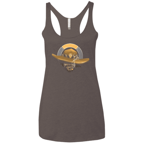 T-Shirts Macchiato / X-Small The Outlaw Women's Triblend Racerback Tank