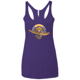 T-Shirts Purple Rush / X-Small The Outlaw Women's Triblend Racerback Tank