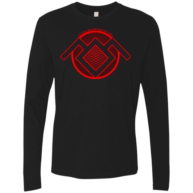 T-Shirts Black / Small The Owls are Not what they Seem Men's Premium Long Sleeve