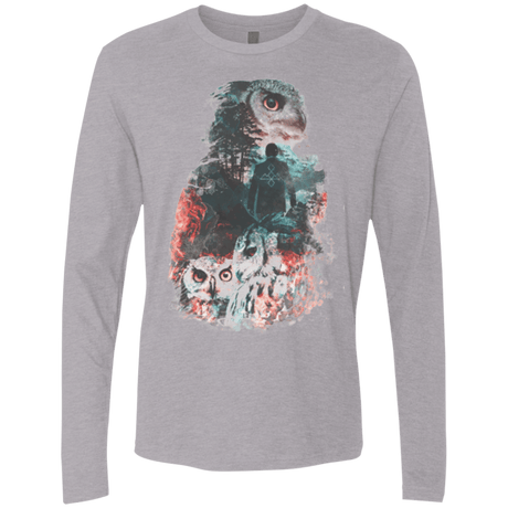 T-Shirts Heather Grey / Small The Owls are Not What They Seem Men's Premium Long Sleeve