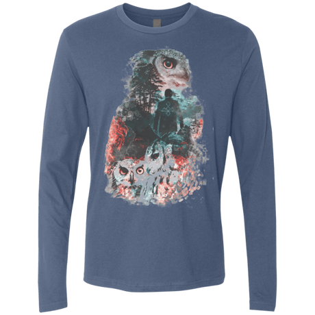 T-Shirts Indigo / Small The Owls are Not What They Seem Men's Premium Long Sleeve