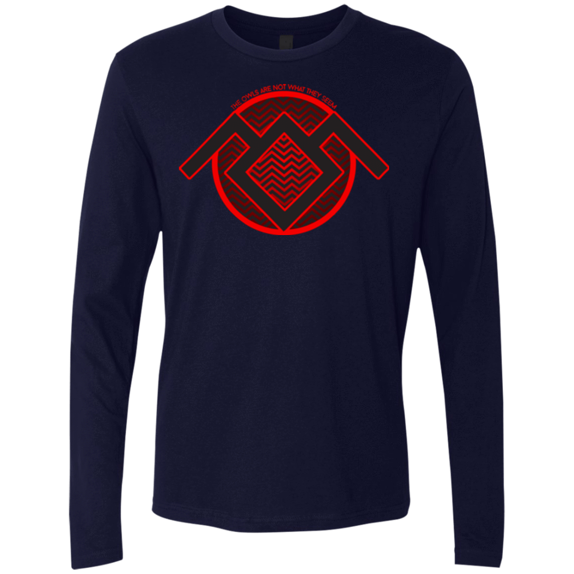 T-Shirts Midnight Navy / Small The Owls are Not what they Seem Men's Premium Long Sleeve