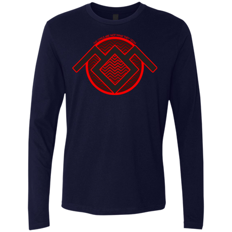 T-Shirts Midnight Navy / Small The Owls are Not what they Seem Men's Premium Long Sleeve