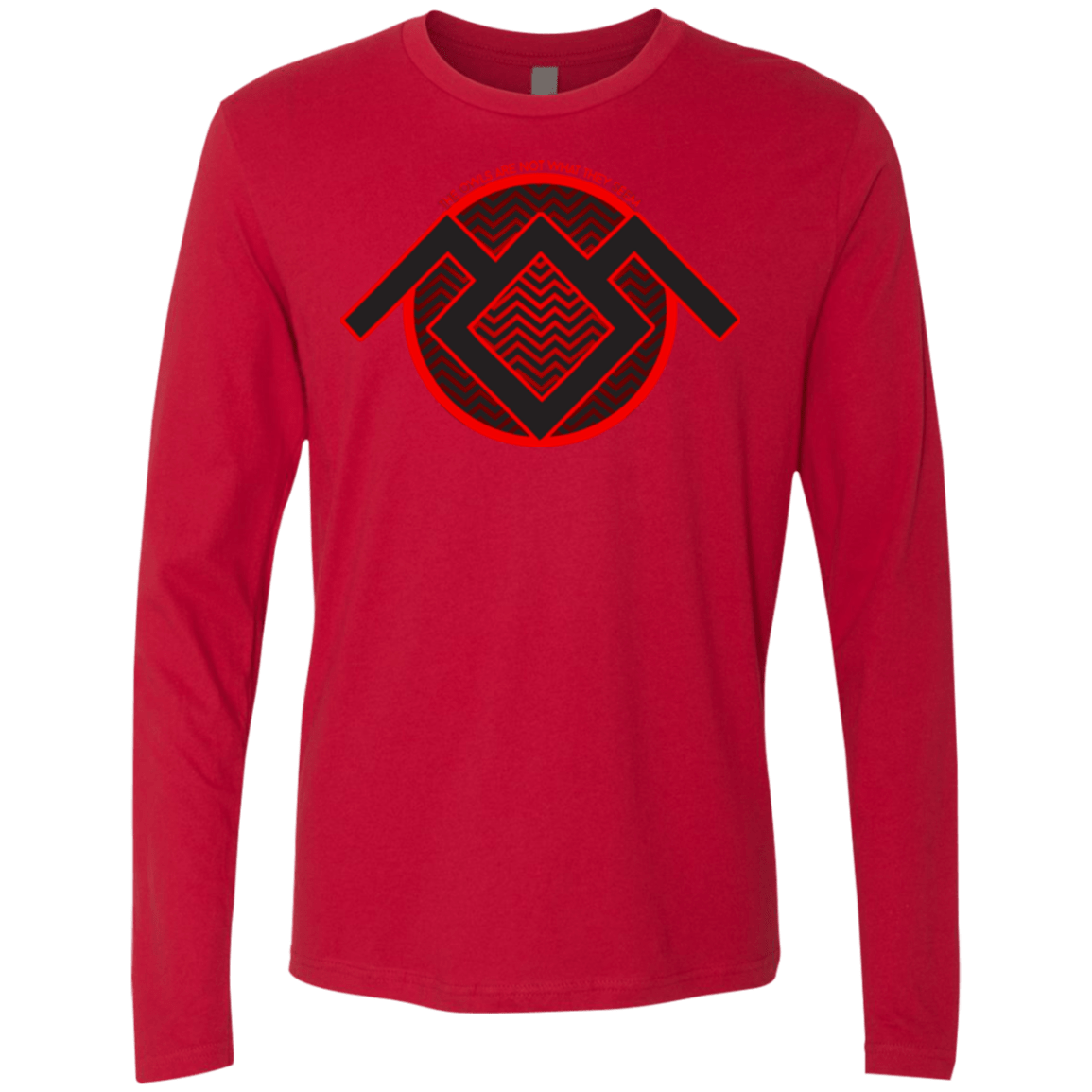 T-Shirts Red / Small The Owls are Not what they Seem Men's Premium Long Sleeve