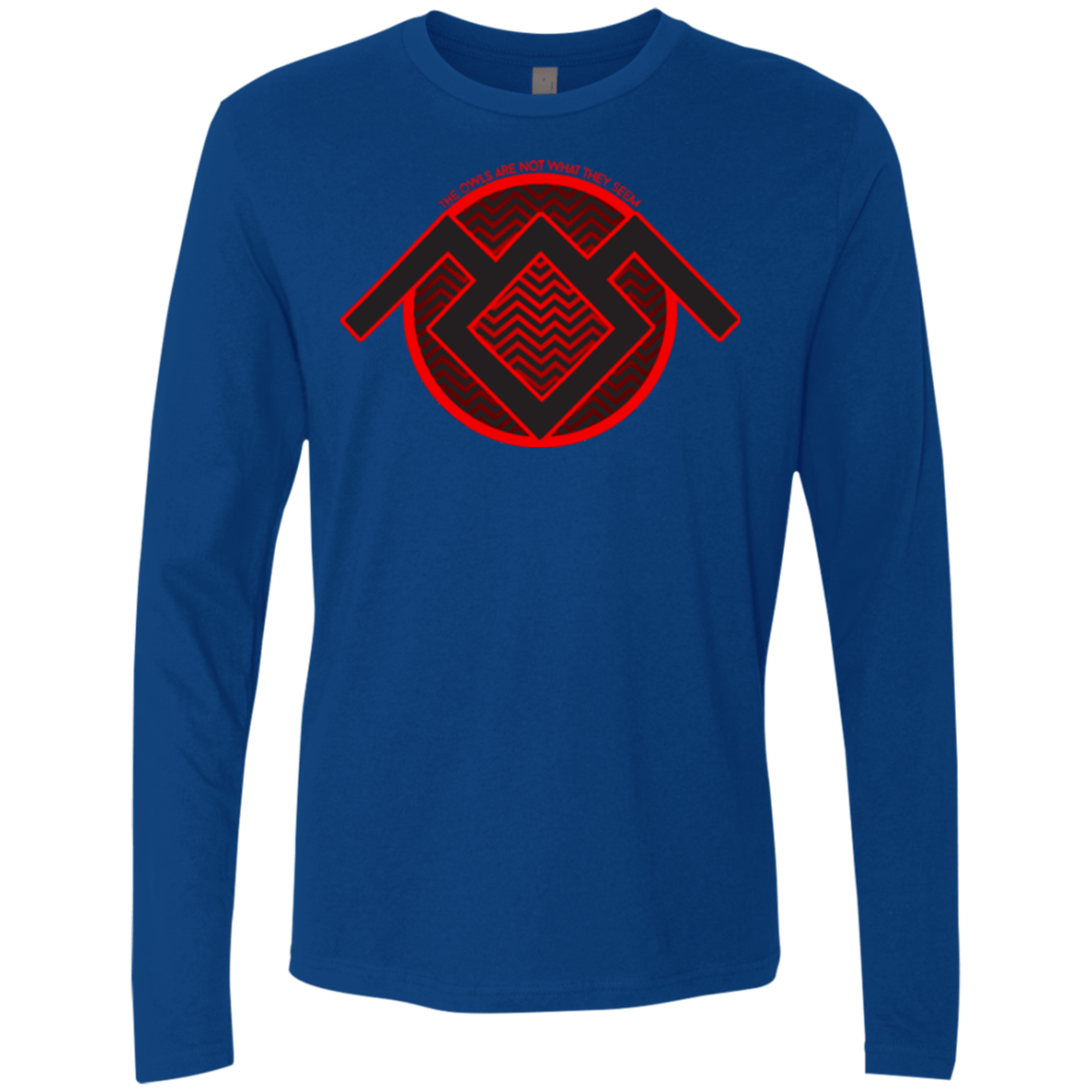 T-Shirts Royal / Small The Owls are Not what they Seem Men's Premium Long Sleeve