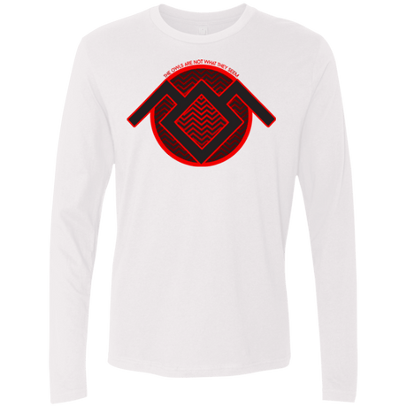 T-Shirts White / Small The Owls are Not what they Seem Men's Premium Long Sleeve