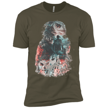 T-Shirts Military Green / X-Small The Owls are Not What They Seem Men's Premium T-Shirt
