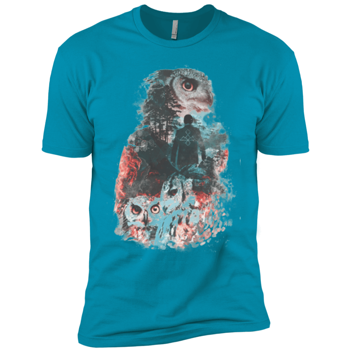 T-Shirts Turquoise / X-Small The Owls are Not What They Seem Men's Premium T-Shirt