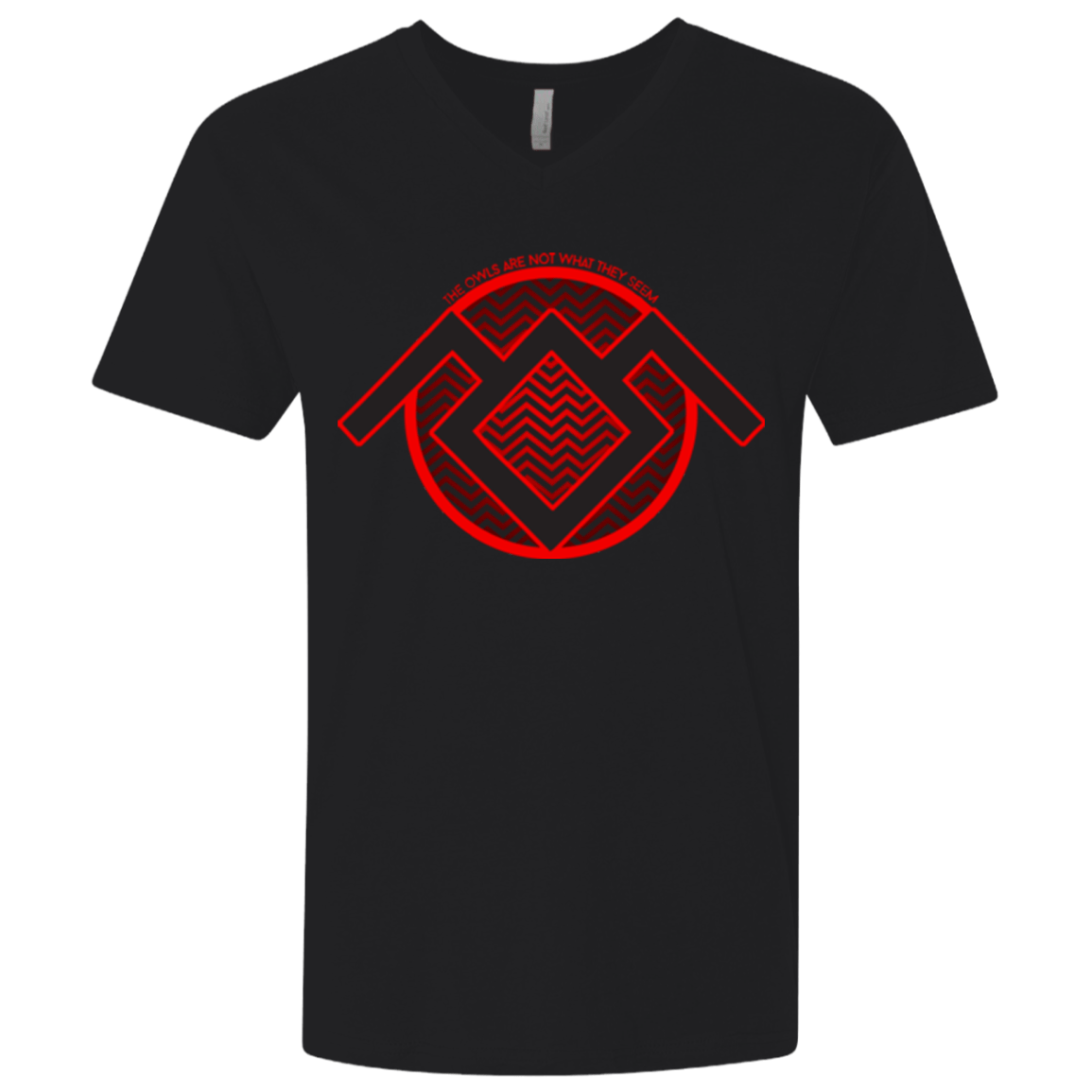 T-Shirts Black / X-Small The Owls are Not what they Seem Men's Premium V-Neck