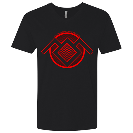 T-Shirts Black / X-Small The Owls are Not what they Seem Men's Premium V-Neck