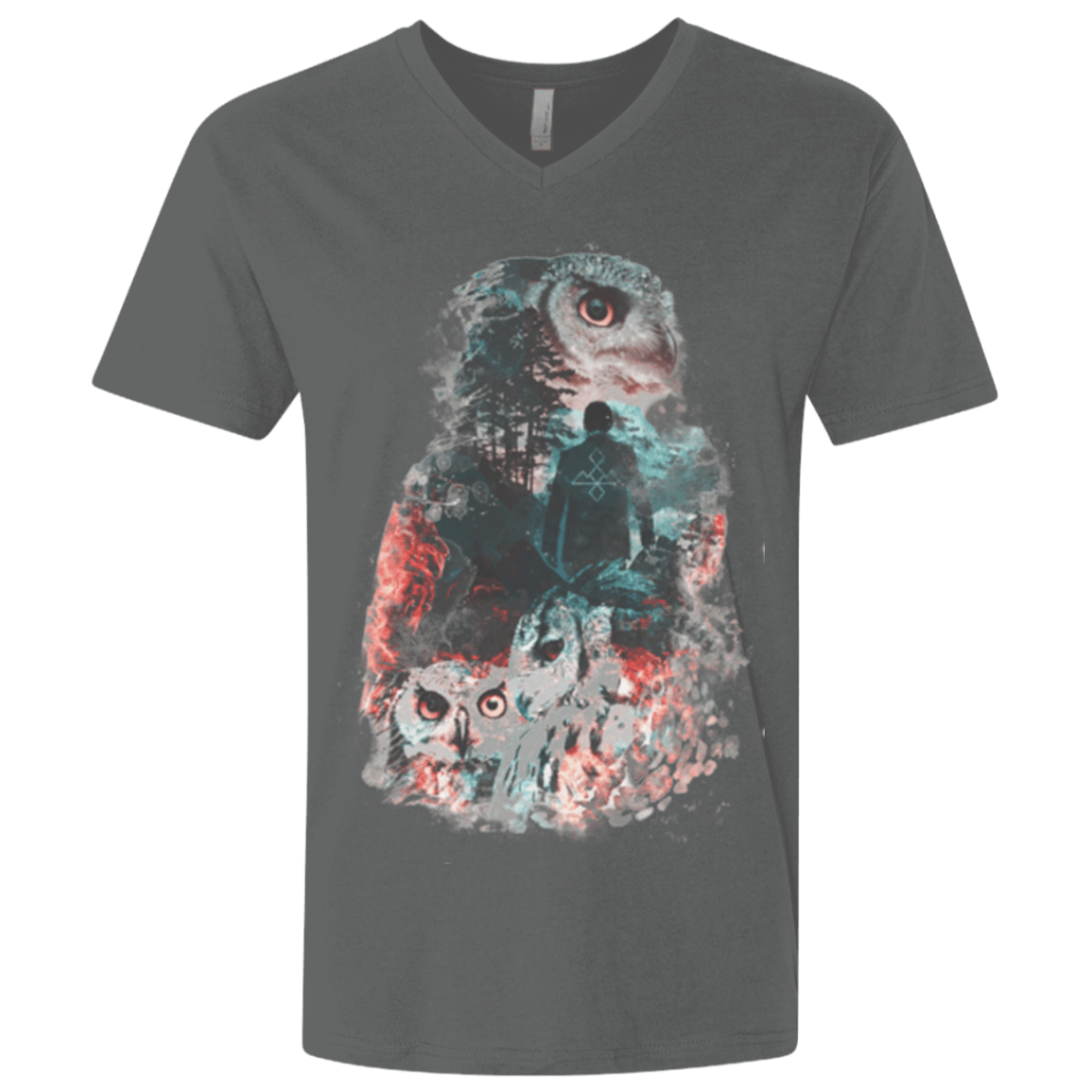 T-Shirts Heavy Metal / X-Small The Owls are Not What They Seem Men's Premium V-Neck