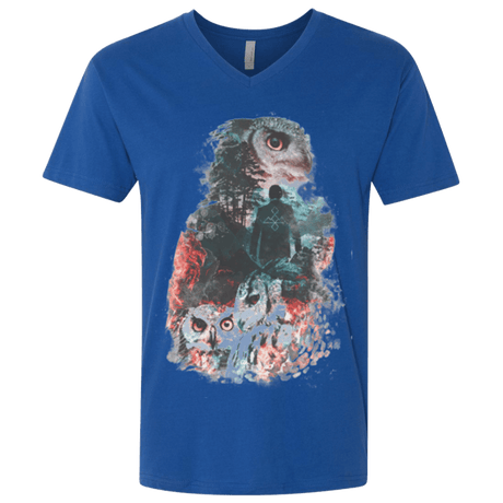 T-Shirts Royal / X-Small The Owls are Not What They Seem Men's Premium V-Neck