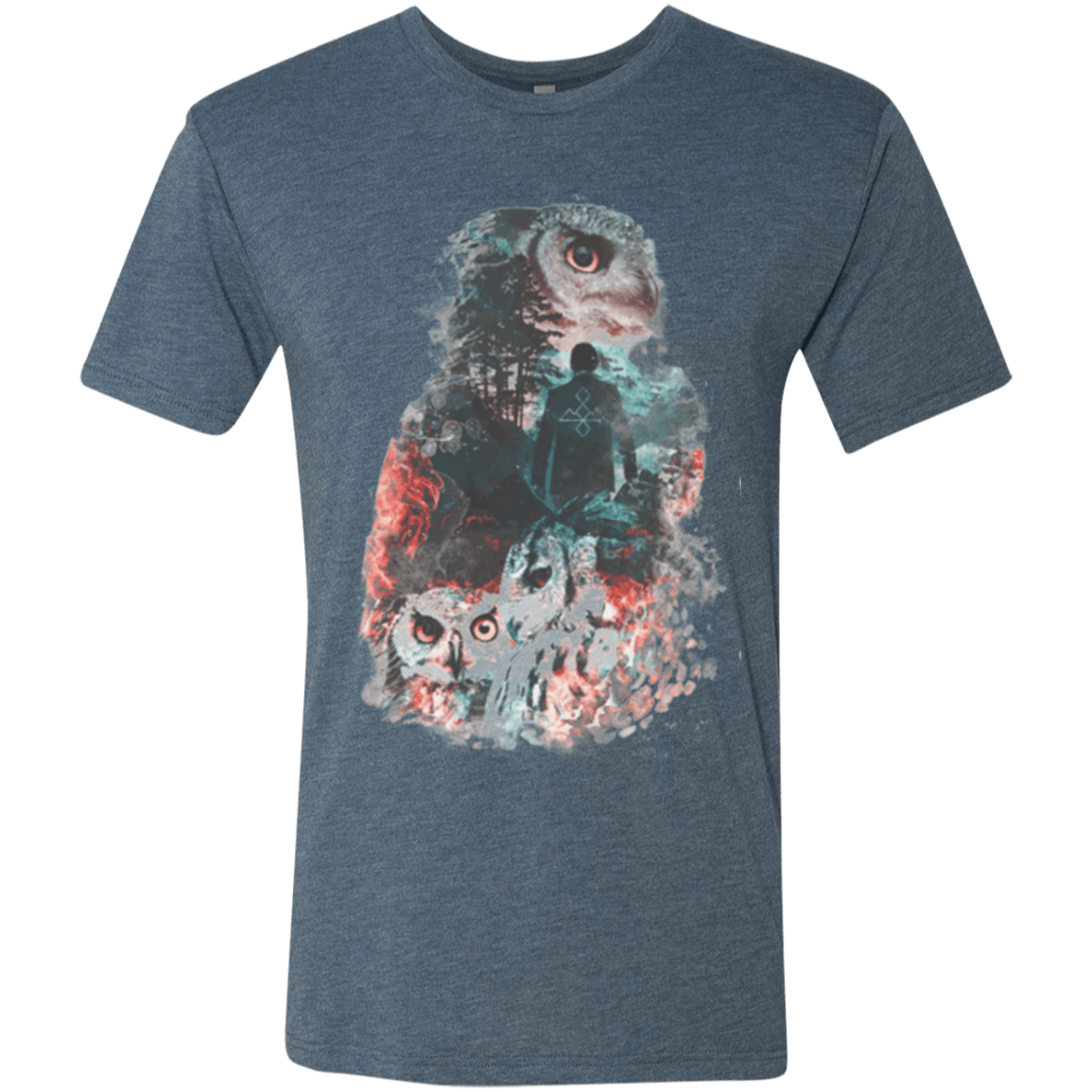 T-Shirts Indigo / Small The Owls are Not What They Seem Men's Triblend T-Shirt