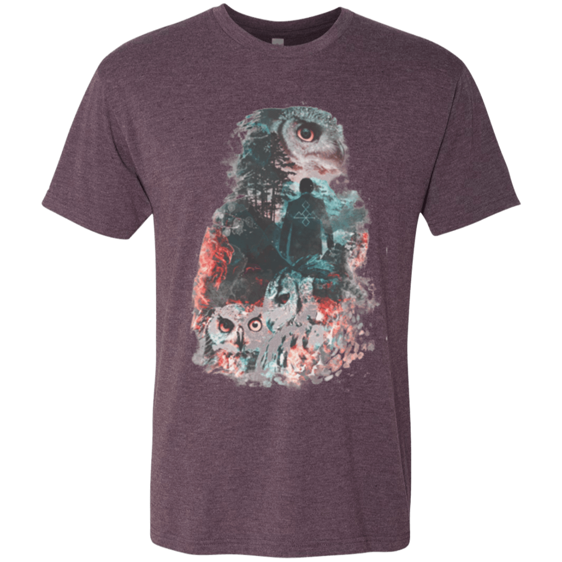 T-Shirts Vintage Purple / Small The Owls are Not What They Seem Men's Triblend T-Shirt