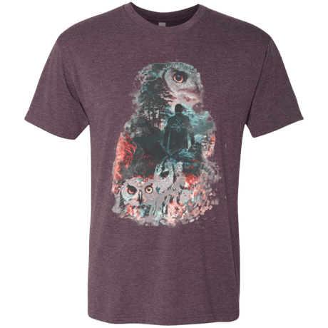T-Shirts Vintage Purple / Small The Owls are Not What They Seem Men's Triblend T-Shirt