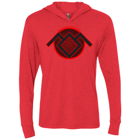 T-Shirts Vintage Red / X-Small The Owls are Not what they Seem Triblend Long Sleeve Hoodie Tee