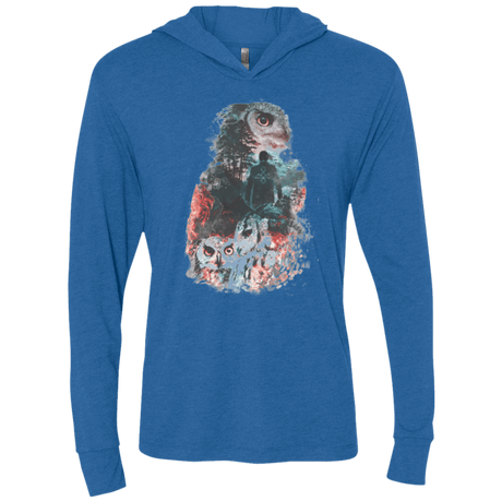 T-Shirts Vintage Royal / X-Small The Owls are Not What They Seem Triblend Long Sleeve Hoodie Tee