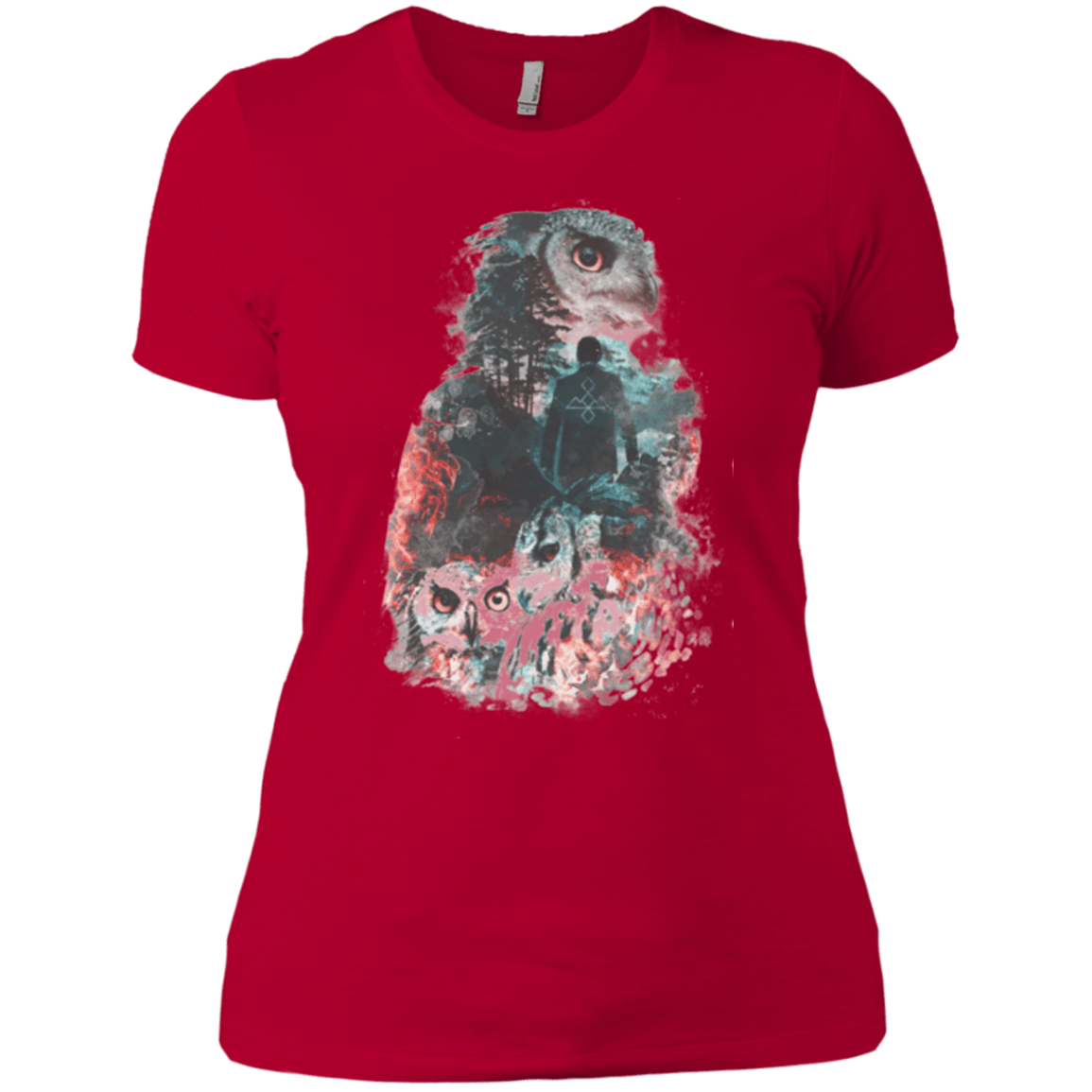 T-Shirts Red / X-Small The Owls are Not What They Seem Women's Premium T-Shirt