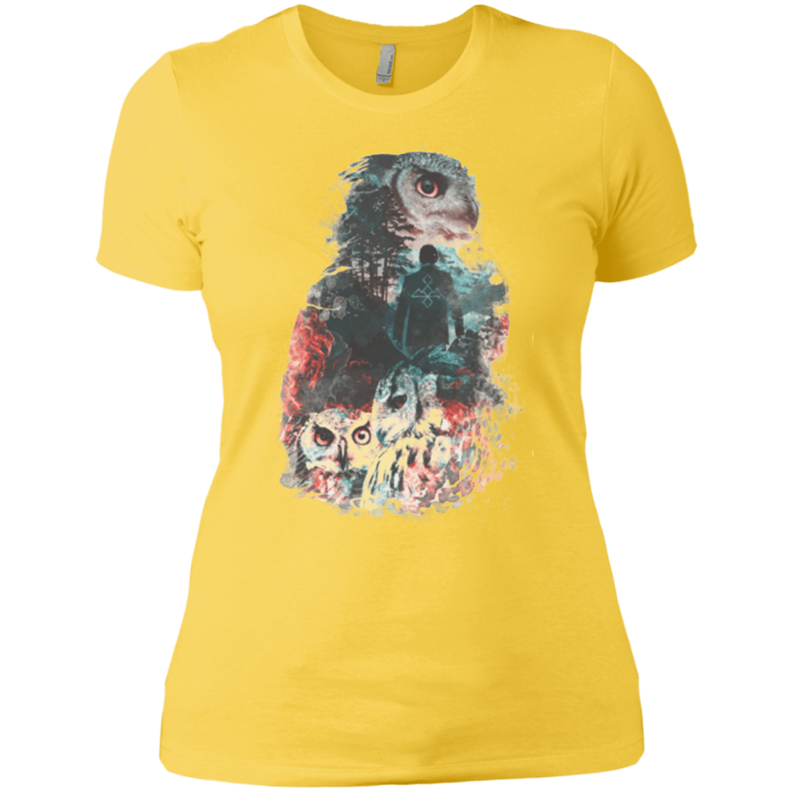 T-Shirts Vibrant Yellow / X-Small The Owls are Not What They Seem Women's Premium T-Shirt