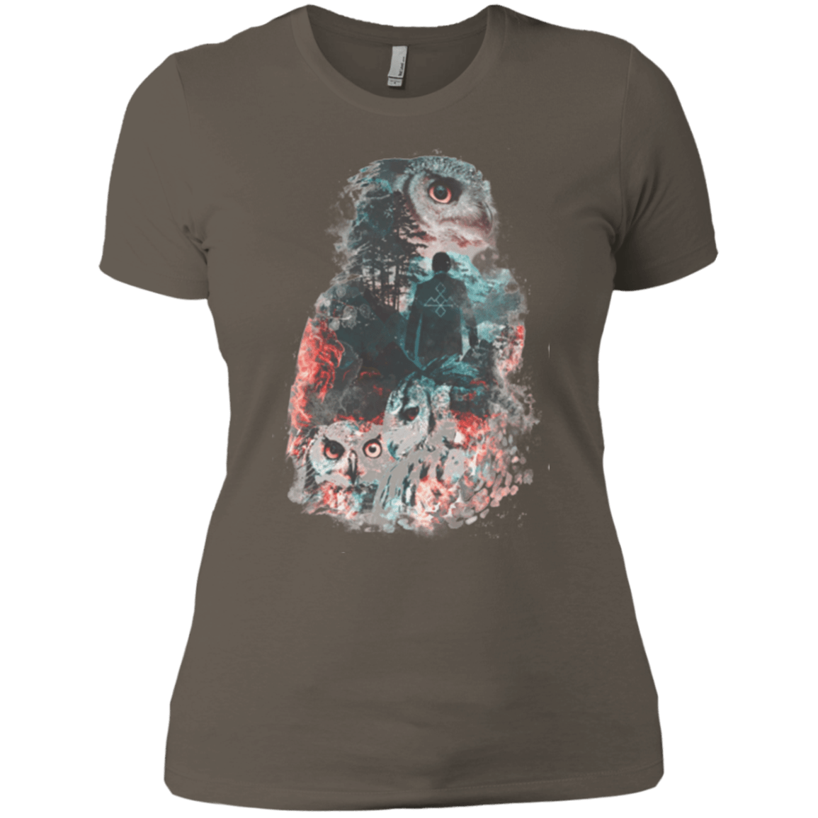 T-Shirts Warm Grey / X-Small The Owls are Not What They Seem Women's Premium T-Shirt