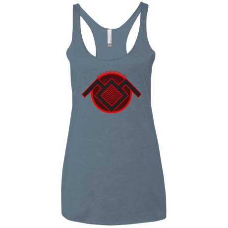 T-Shirts Indigo / X-Small The Owls are Not what they Seem Women's Triblend Racerback Tank