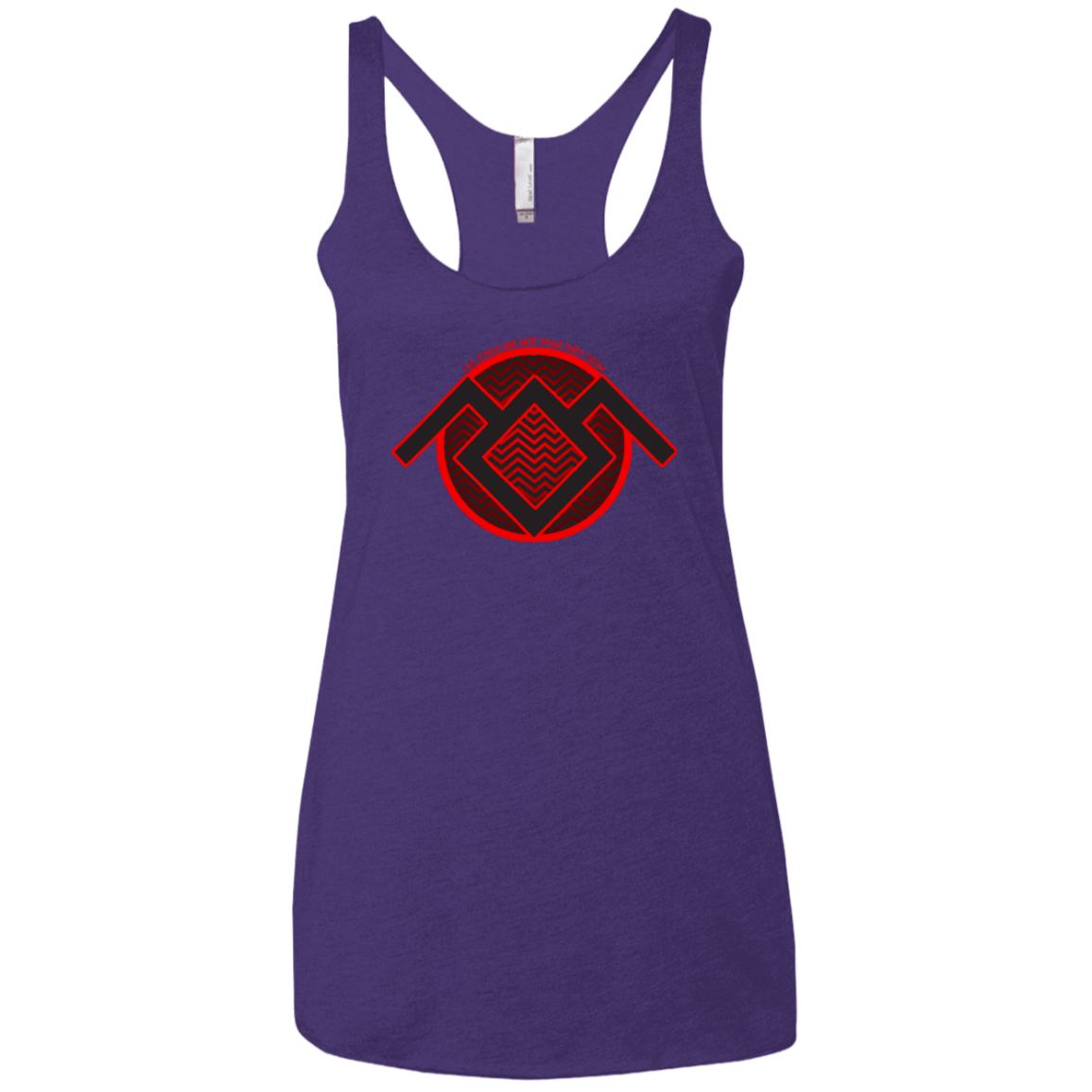 T-Shirts Purple / X-Small The Owls are Not what they Seem Women's Triblend Racerback Tank