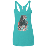 T-Shirts Tahiti Blue / X-Small The Owls are Not What They Seem Women's Triblend Racerback Tank
