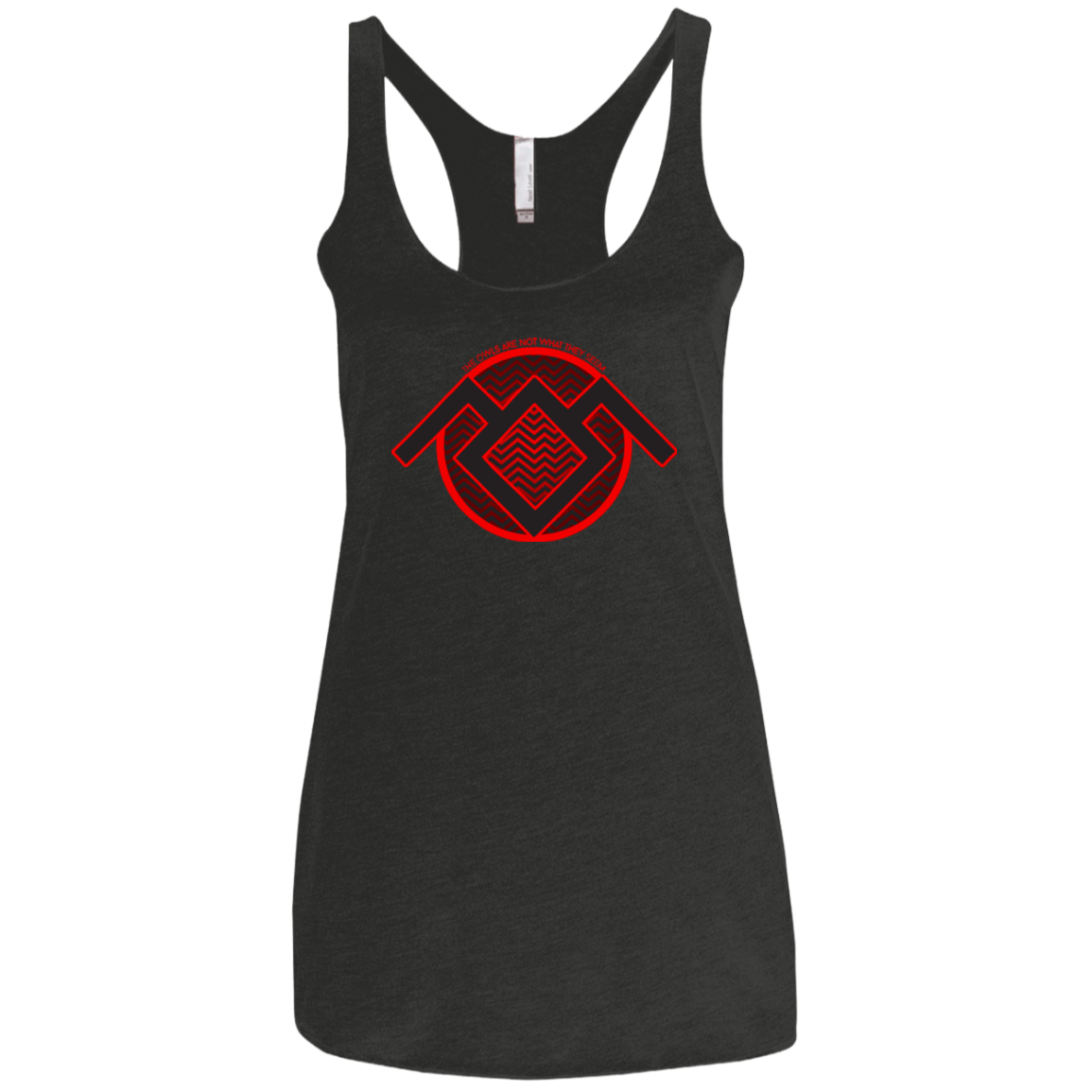 T-Shirts Vintage Black / X-Small The Owls are Not what they Seem Women's Triblend Racerback Tank