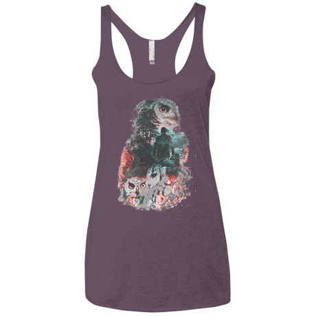 T-Shirts Vintage Purple / X-Small The Owls are Not What They Seem Women's Triblend Racerback Tank