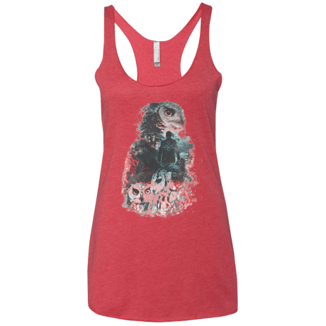 T-Shirts Vintage Red / X-Small The Owls are Not What They Seem Women's Triblend Racerback Tank