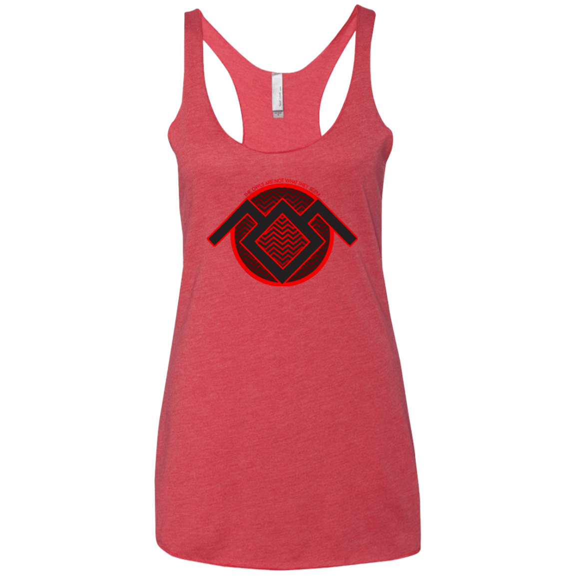 T-Shirts Vintage Red / X-Small The Owls are Not what they Seem Women's Triblend Racerback Tank