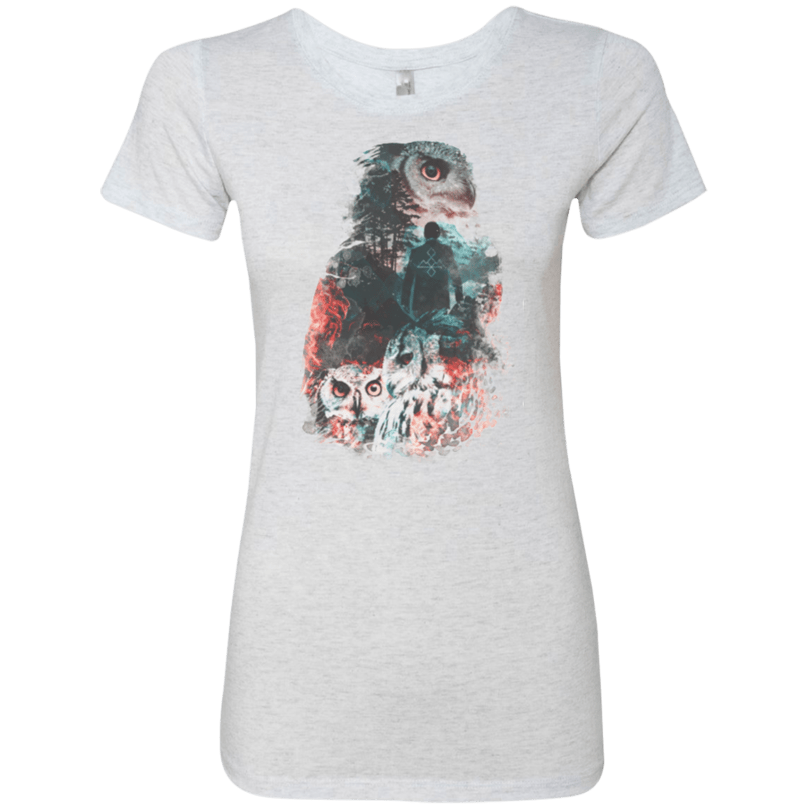 T-Shirts Heather White / Small The Owls are Not What They Seem Women's Triblend T-Shirt