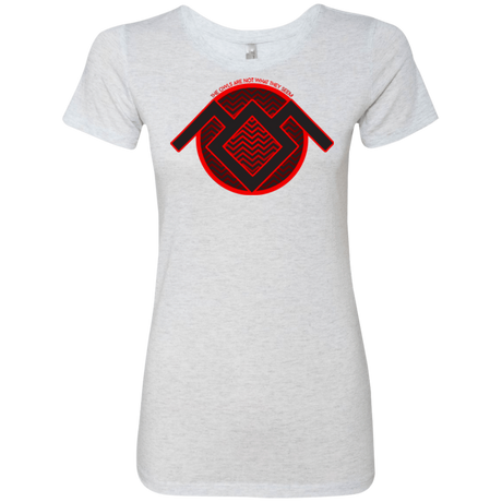 T-Shirts Heather White / Small The Owls are Not what they Seem Women's Triblend T-Shirt