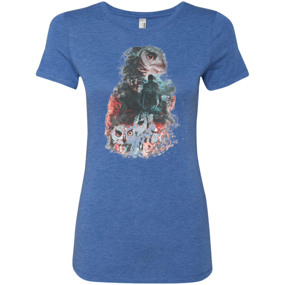 T-Shirts Vintage Royal / Small The Owls are Not What They Seem Women's Triblend T-Shirt