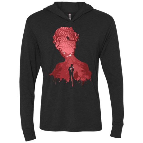 T-Shirts Vintage Black / X-Small The Palmer Case Triblend Long Sleeve Hoodie Tee