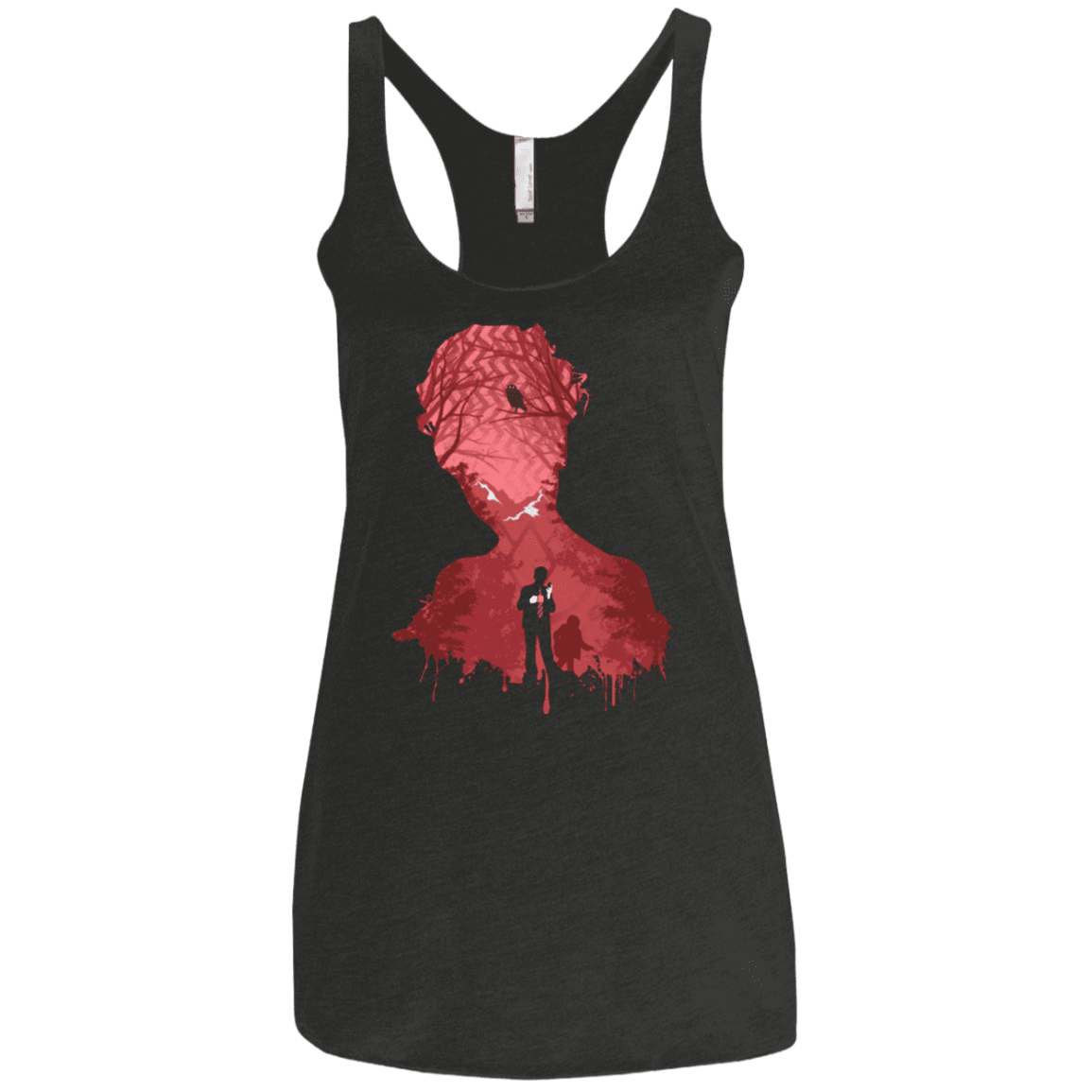 T-Shirts Vintage Black / X-Small The Palmer Case Women's Triblend Racerback Tank