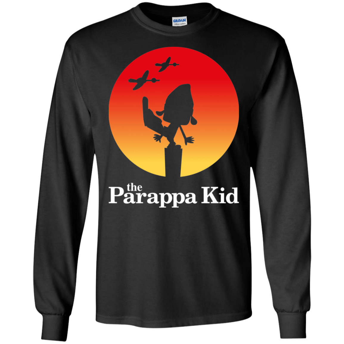 T-Shirts Black / S The Parappa Kid Men's Long Sleeve T-Shirt