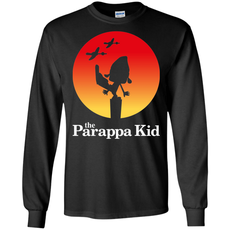 T-Shirts Black / S The Parappa Kid Men's Long Sleeve T-Shirt