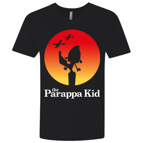 T-Shirts Black / X-Small The Parappa Kid Men's Premium V-Neck