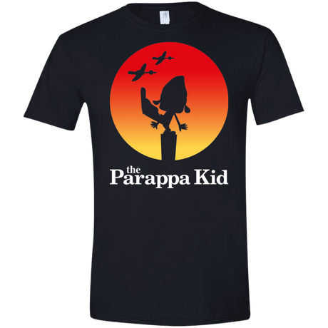 T-Shirts Black / X-Small The Parappa Kid Men's Semi-Fitted Softstyle