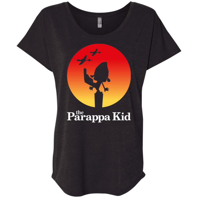 T-Shirts Vintage Black / X-Small The Parappa Kid Triblend Dolman Sleeve