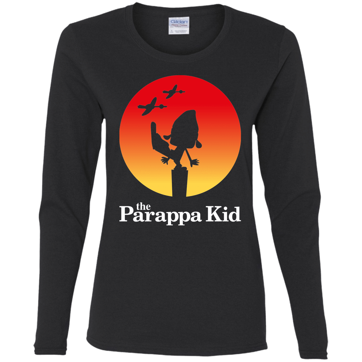 T-Shirts Black / S The Parappa Kid Women's Long Sleeve T-Shirt