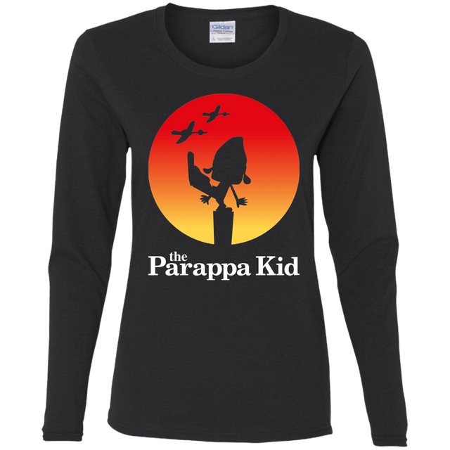 T-Shirts Black / S The Parappa Kid Women's Long Sleeve T-Shirt