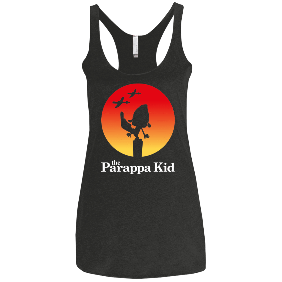 T-Shirts Vintage Black / X-Small The Parappa Kid Women's Triblend Racerback Tank