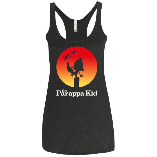 T-Shirts Vintage Black / X-Small The Parappa Kid Women's Triblend Racerback Tank