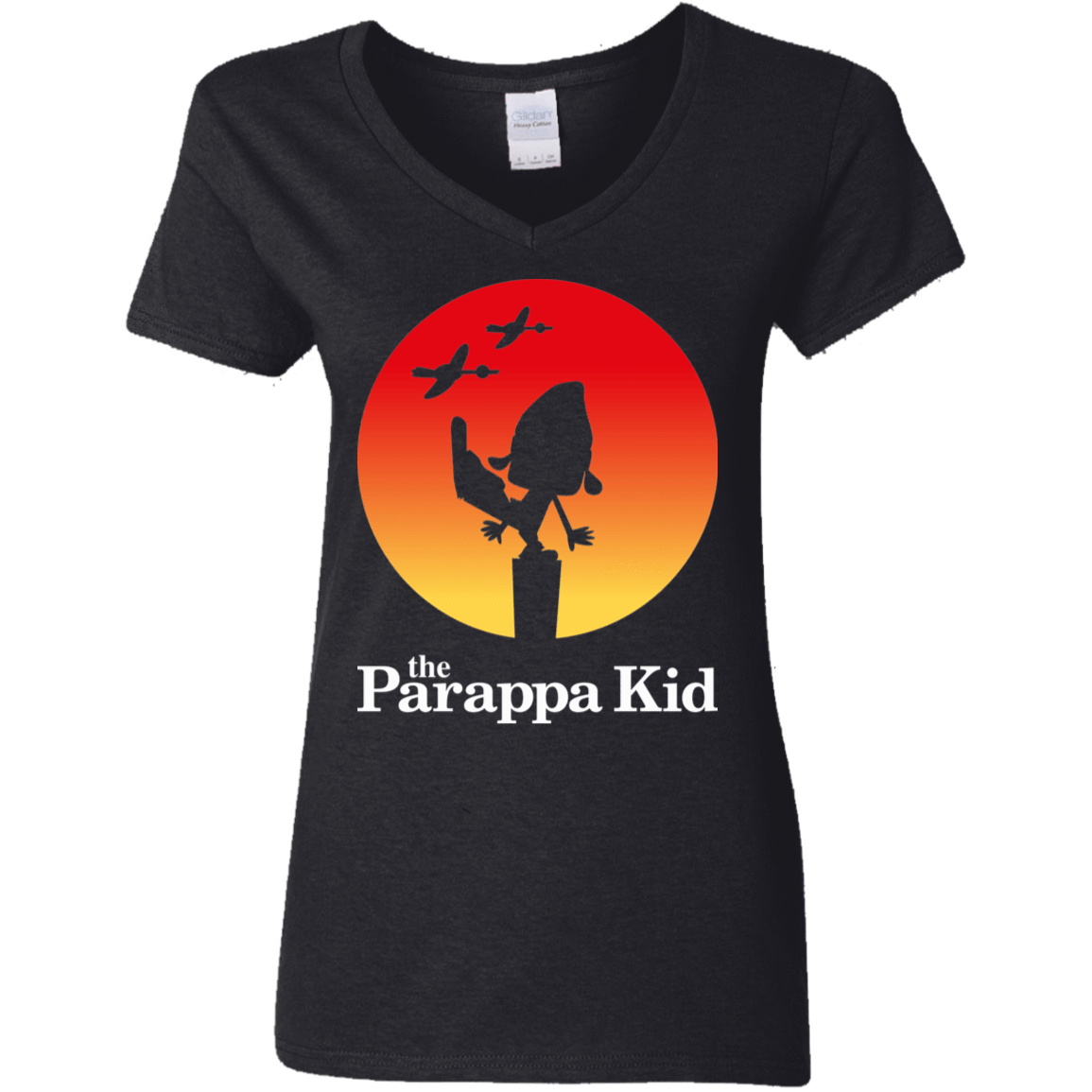 T-Shirts Black / S The Parappa Kid Women's V-Neck T-Shirt