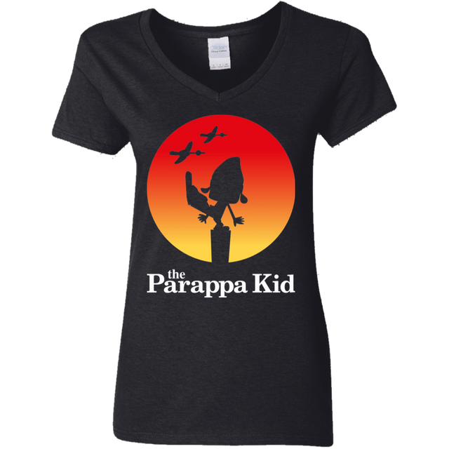 T-Shirts Black / S The Parappa Kid Women's V-Neck T-Shirt